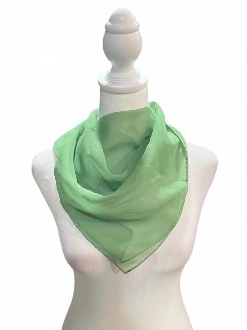 Green Sheer Scarf - Women's Accessory